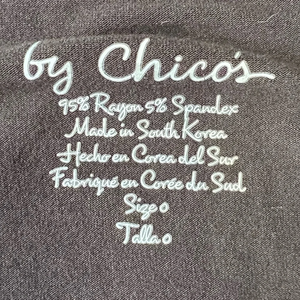 Chico’s black sleeveless top with attached cape! - Picture 4 of 6